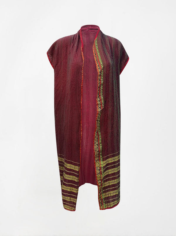 kantha vintage overlay rupa (banarasi)