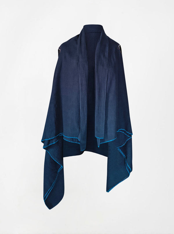 cape infinity duo kala organic cotton blue (double layer)