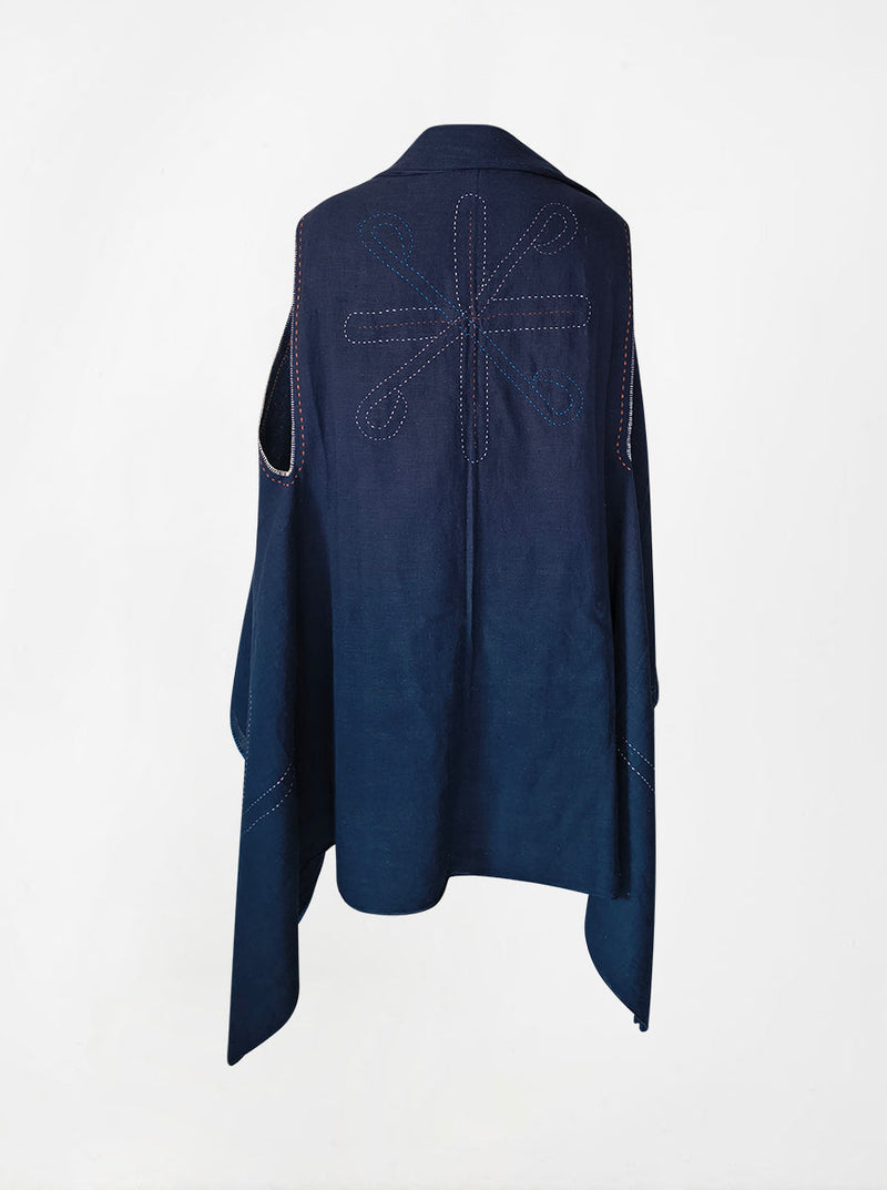 cape infinity duo kala organic cotton blue (double layer)