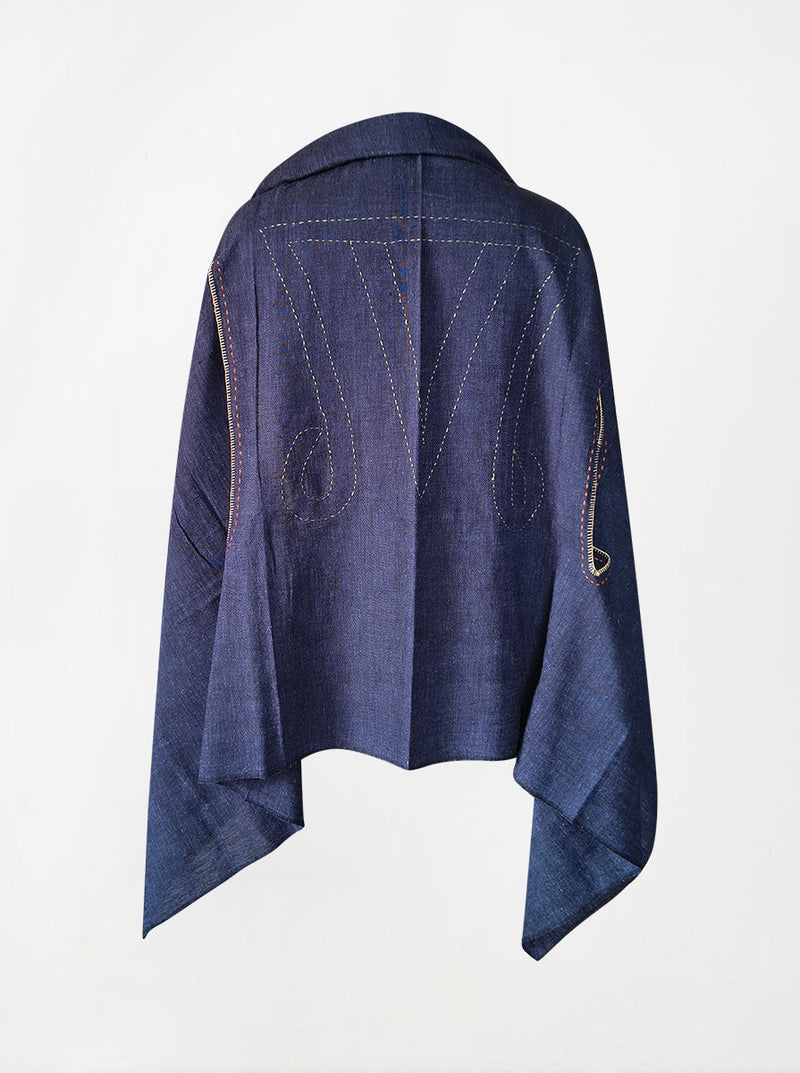 cape infinity duo kala organic cotton blue (single layer)