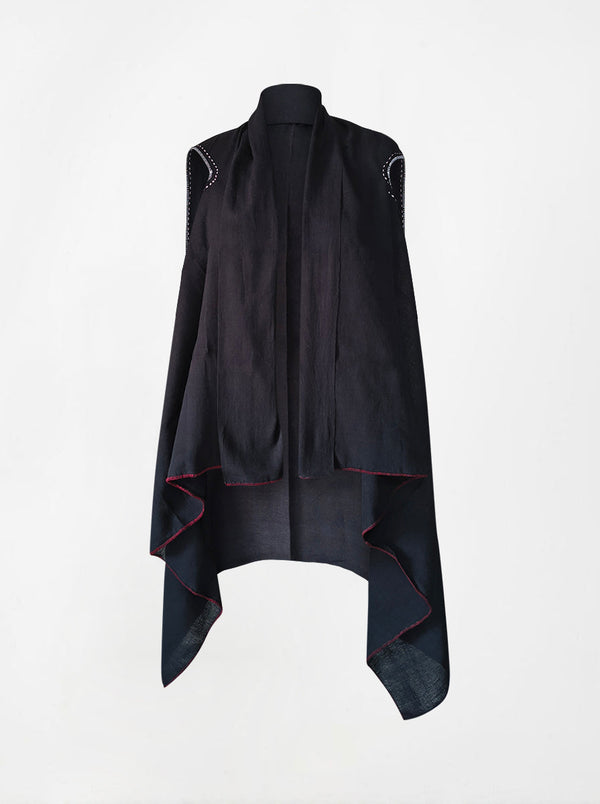 cape infinity duo kala organic cotton black (single layer)