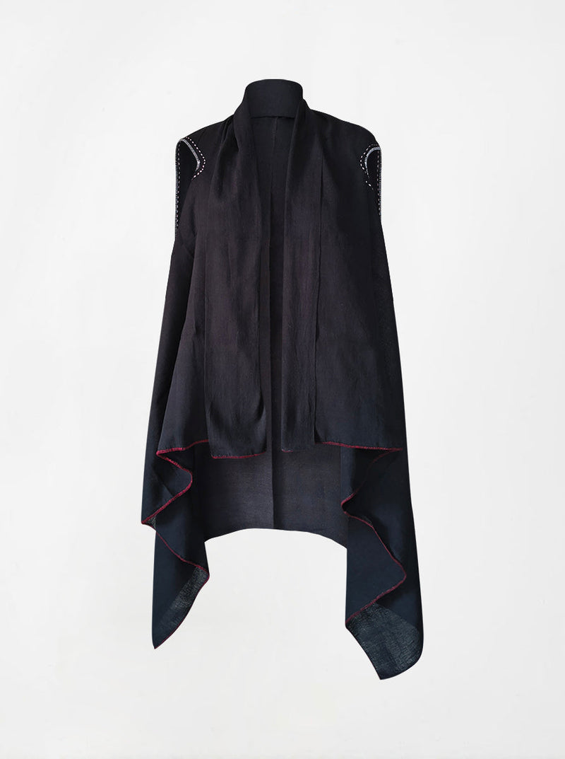 cape infinity duo kala organic cotton black (single layer)