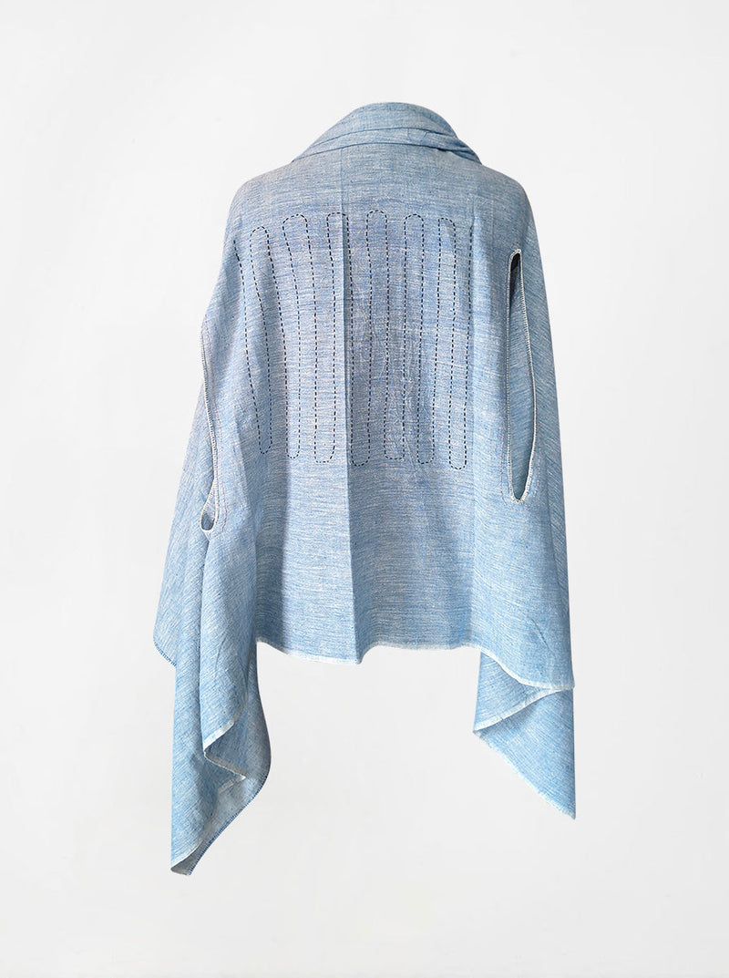 cape infinity duo kala organic cotton sky blue (single layer)