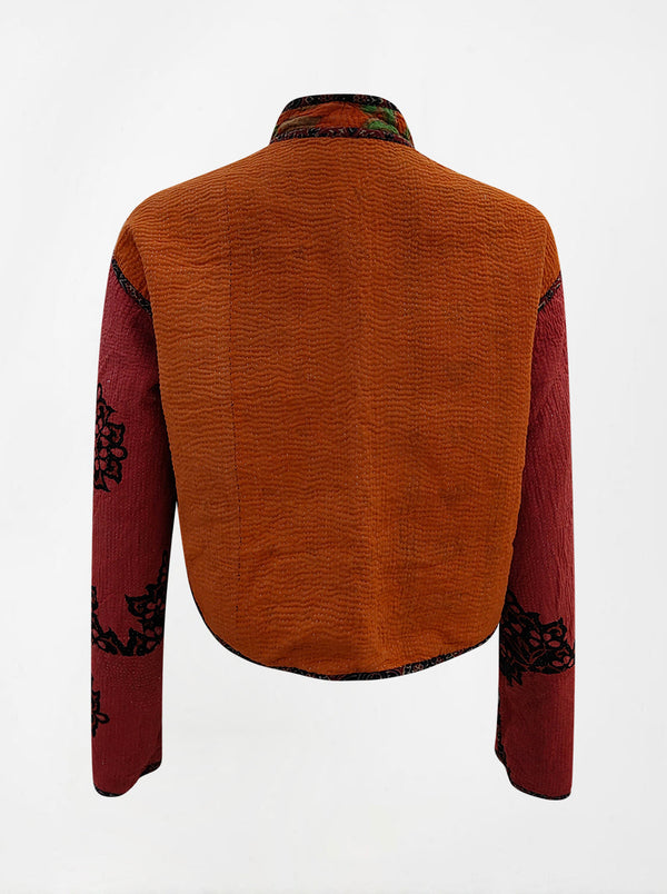kantha vintage crop jacket shama (butterfly)