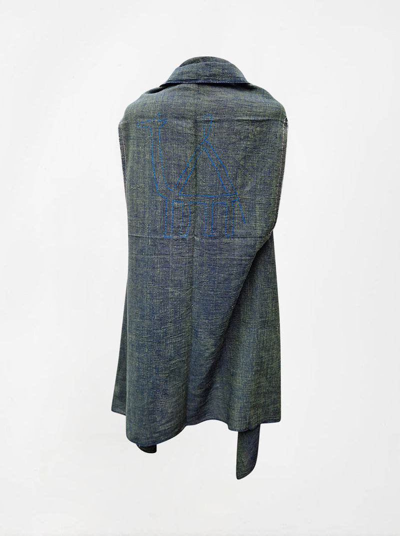 cape infinity duo kala organic cotton single layer green