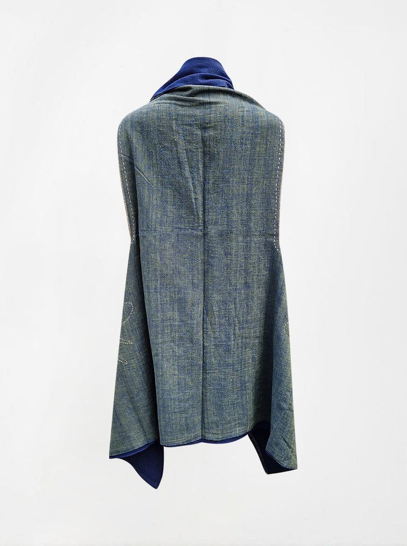 cape infinity duo kala organic cotton blue green