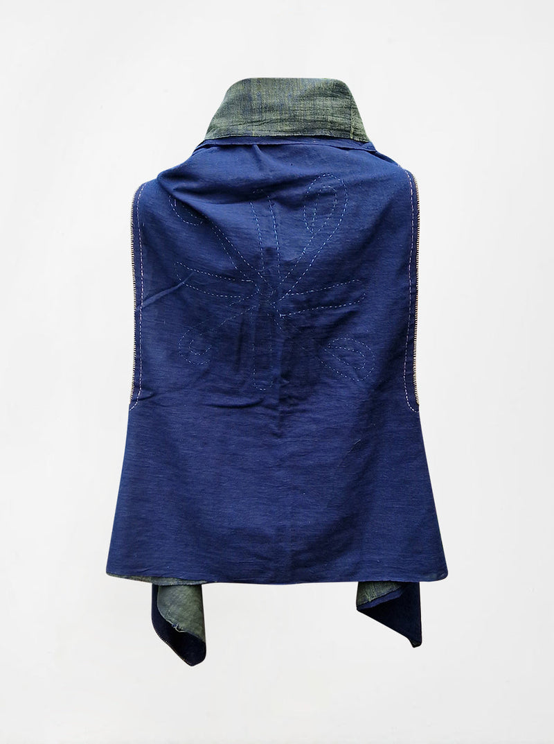 cape infinity duo kala organic cotton blue green