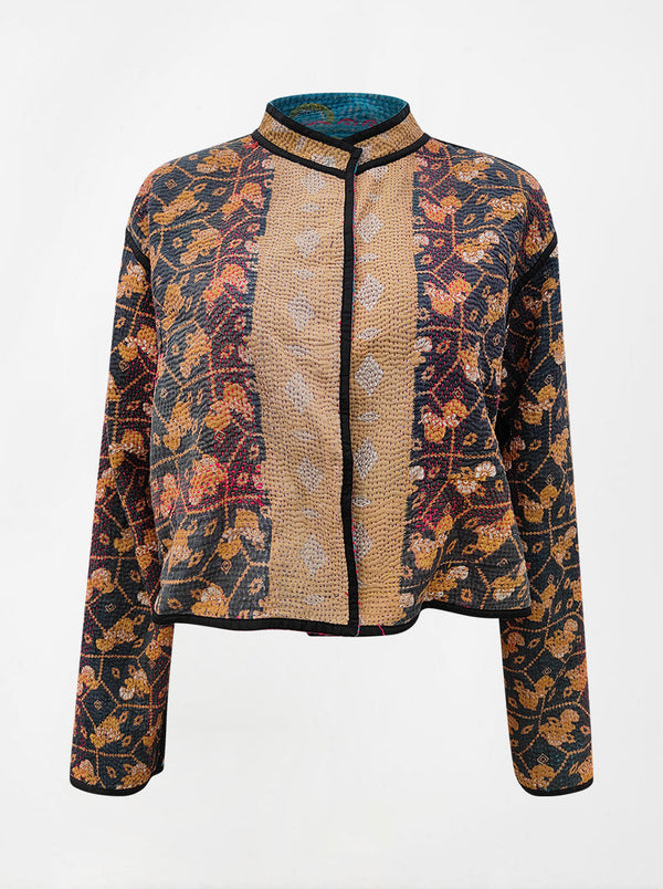 kantha vintage crop jacket seema (shravan)