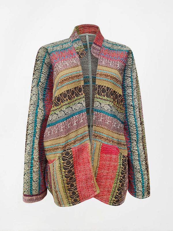 kantha vintage short jacket tamanna (shravan)