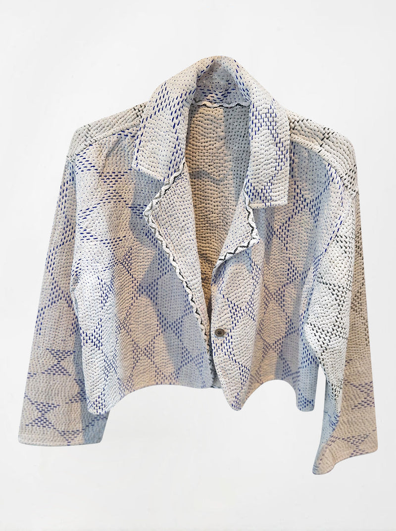kantha vintage crop jacket raji (boutique)