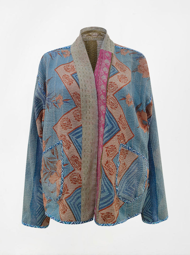kantha vintage kimono shammi (Zinda)