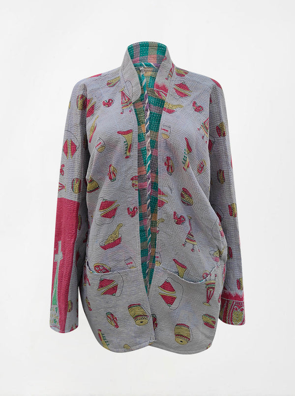 kantha vintage short jacket shreya (Zinda)