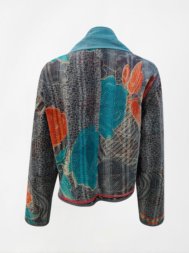 kantha vintage crop jacket ruhi (Zinda)