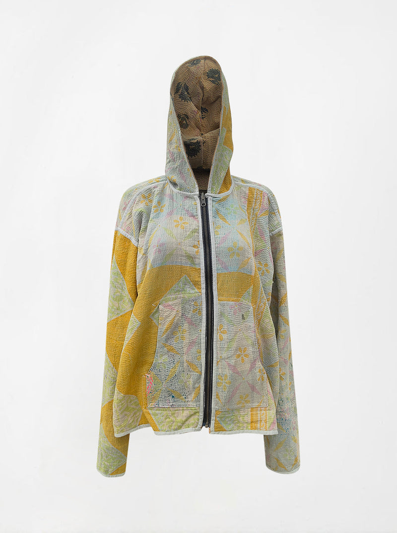 kantha vintage hoodie manas (M) (Zinda)