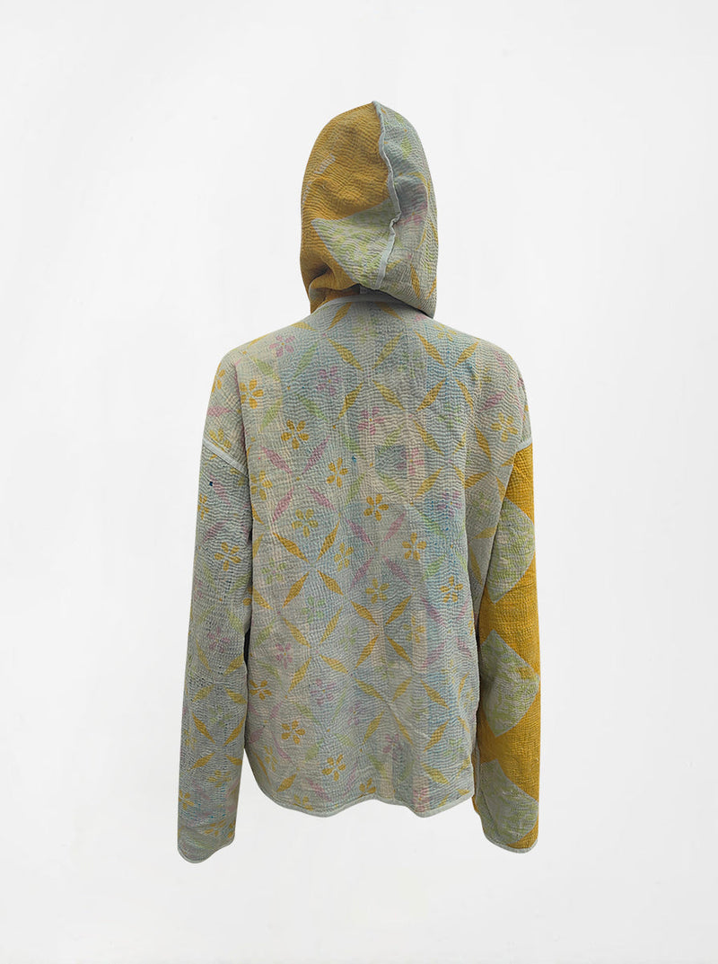 kantha vintage hoodie manas (M) (Zinda)