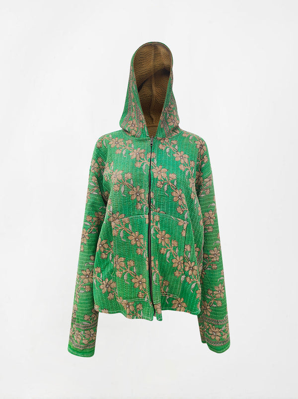 kantha vintage hoodie jaya (L) (Zinda)