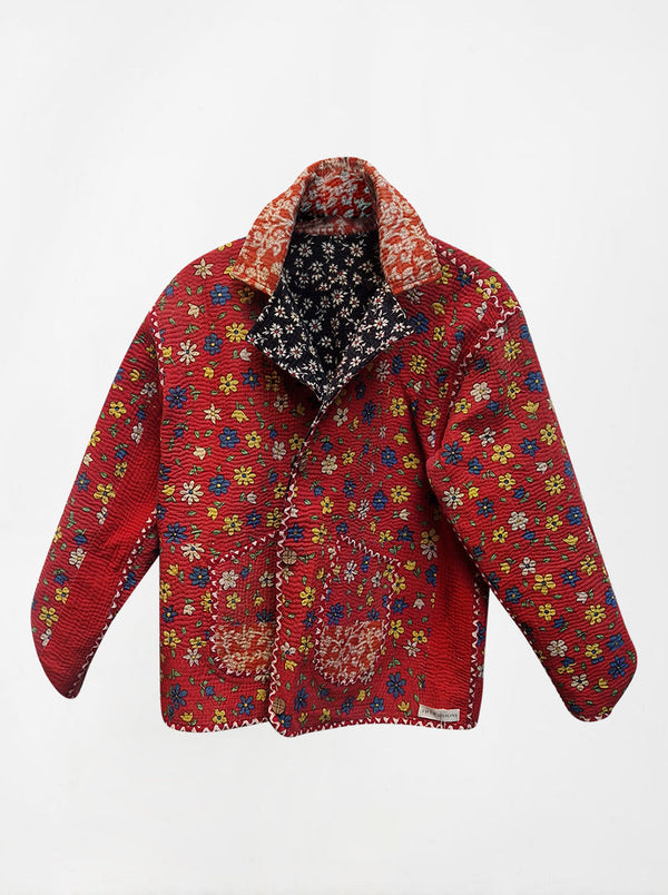 kantha vintage reversible blazer jacket shreya (boutique)