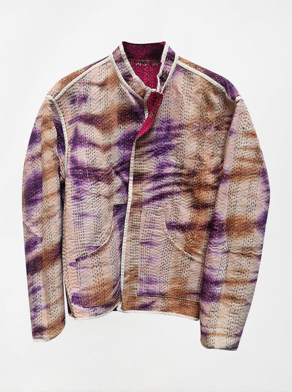 kantha vintage reversible collar vest neha (boutique)