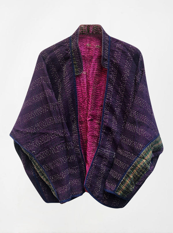 kantha vintage short jacket banaras shobha (boutique)