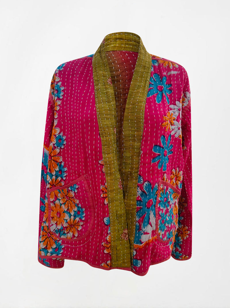 kantha vintage lite kimono vinita