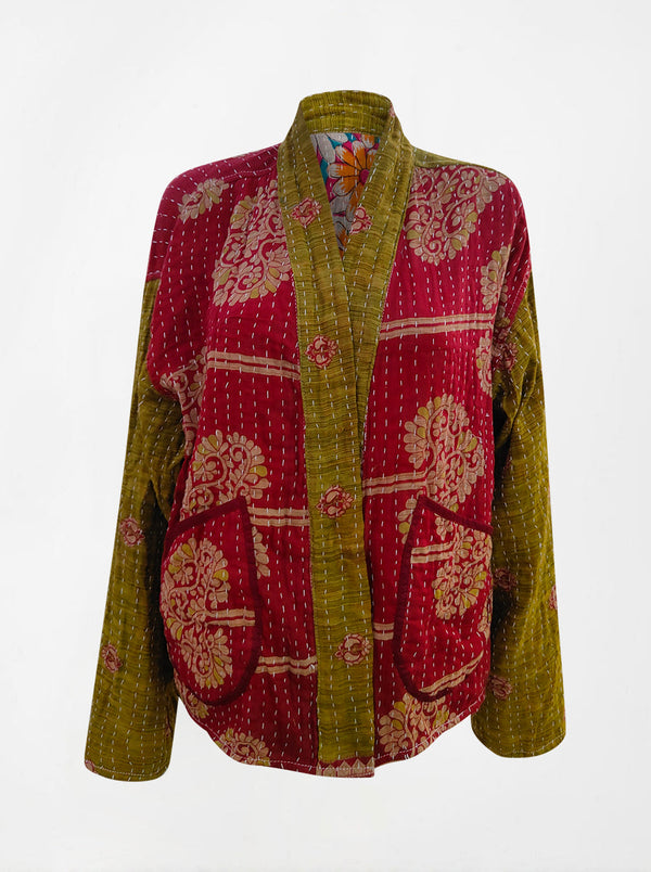 kantha vintage lite kimono vinita