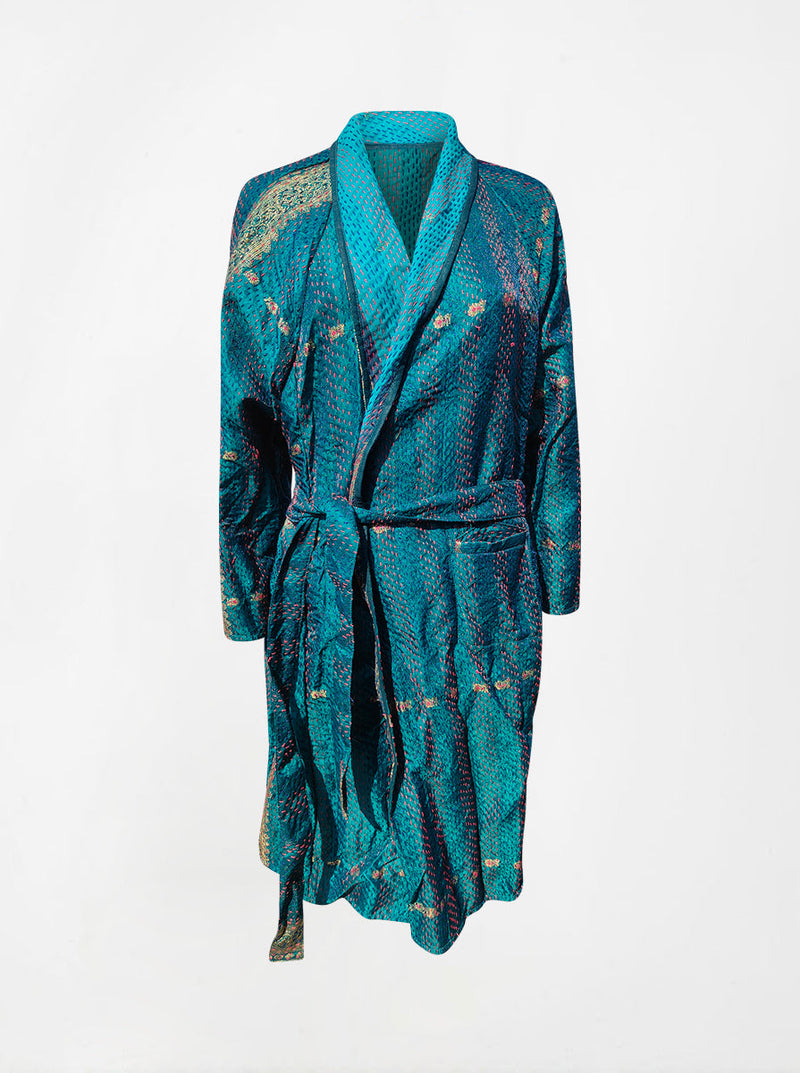 kantha vintage coat long krupa (Phool)