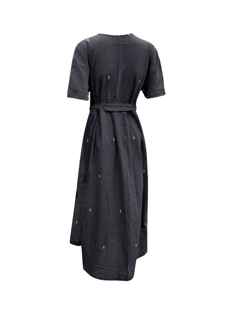 indigenous organic cotton wrap black no waste sale