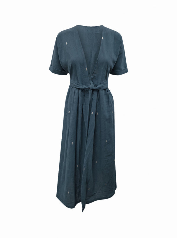 indigenous organic cotton wrap emerald