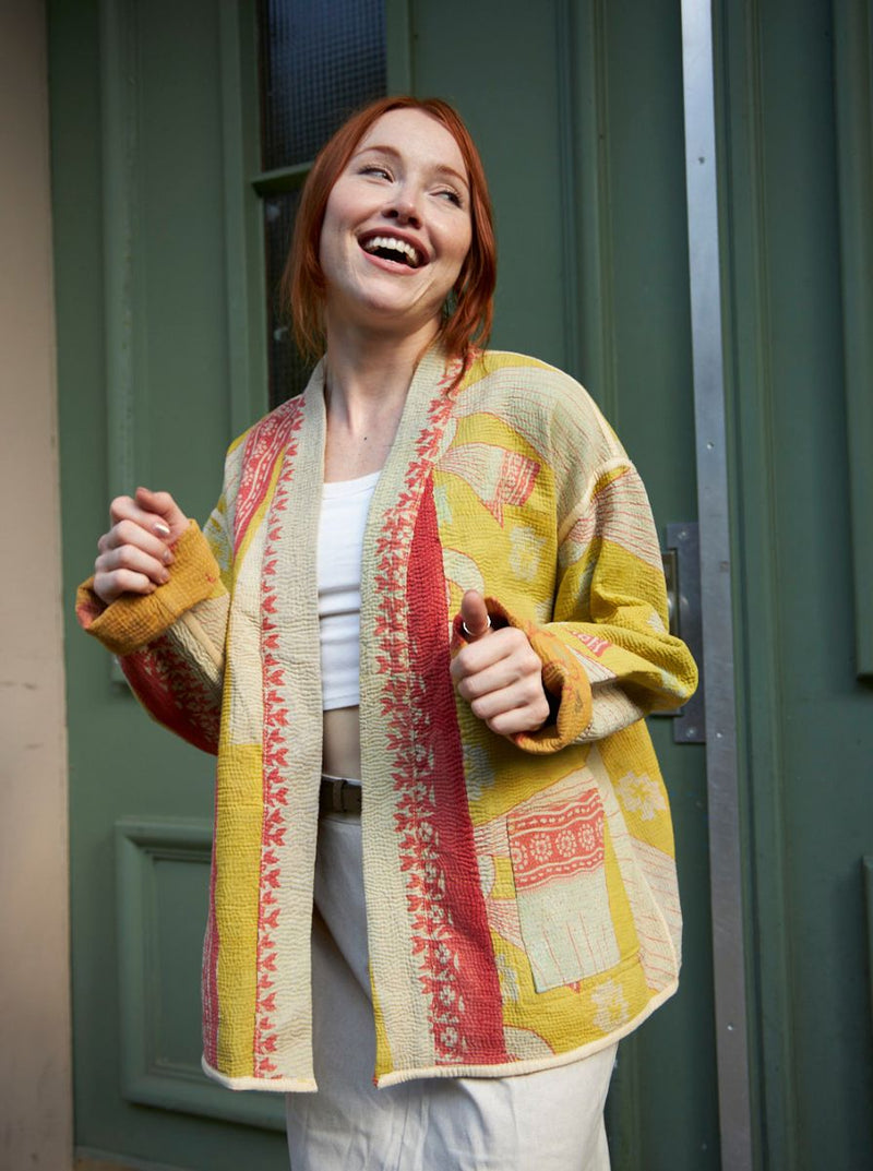 kantha vintage kimono shreya (banarasi)