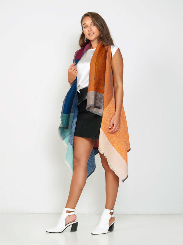 cape infinity wool sunrise