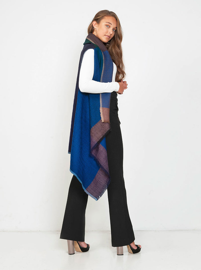 cape infinity wool deep sea