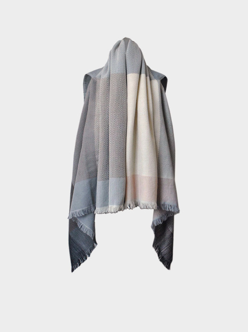 cape infinity wool pebble