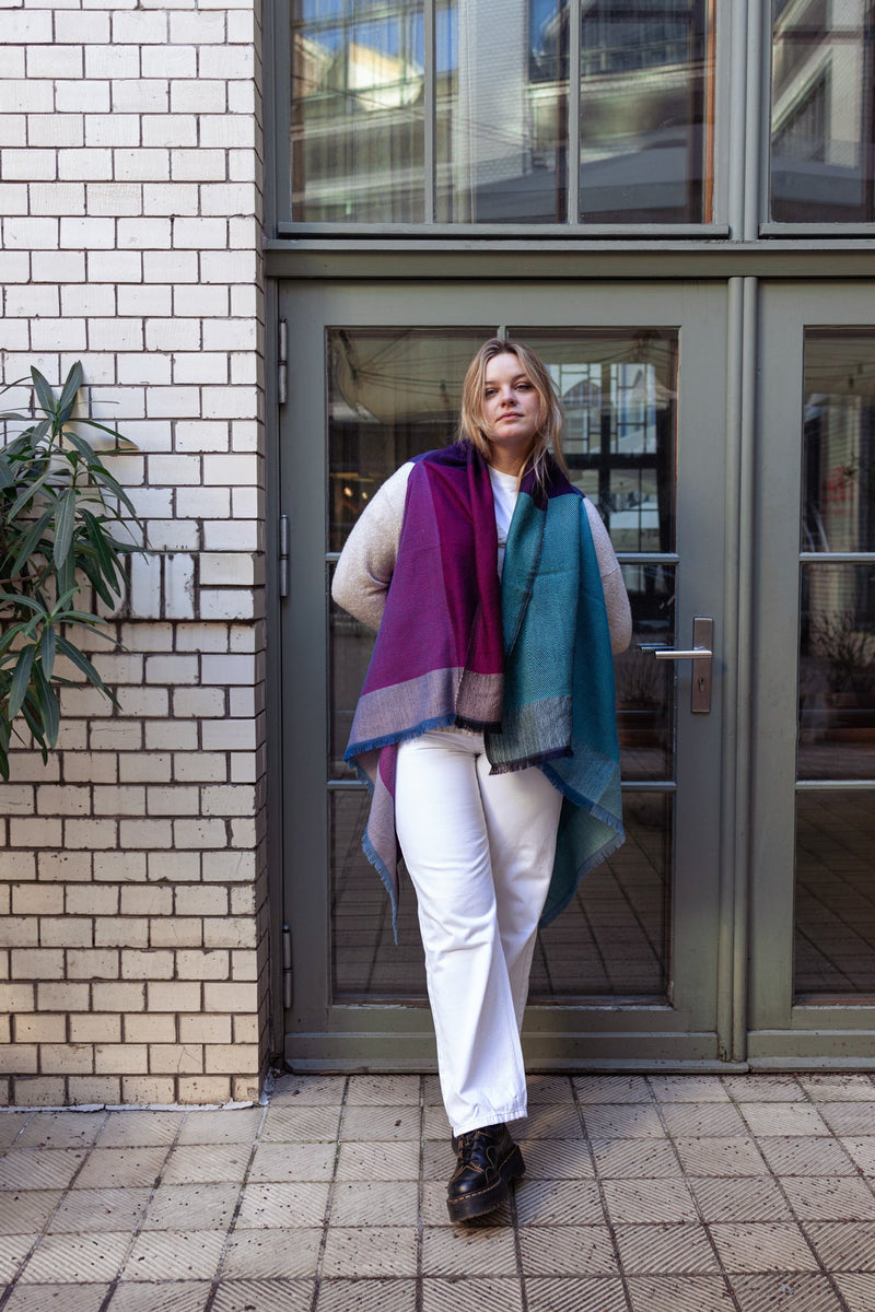 new in ! cape infinity wool morning no waste sale