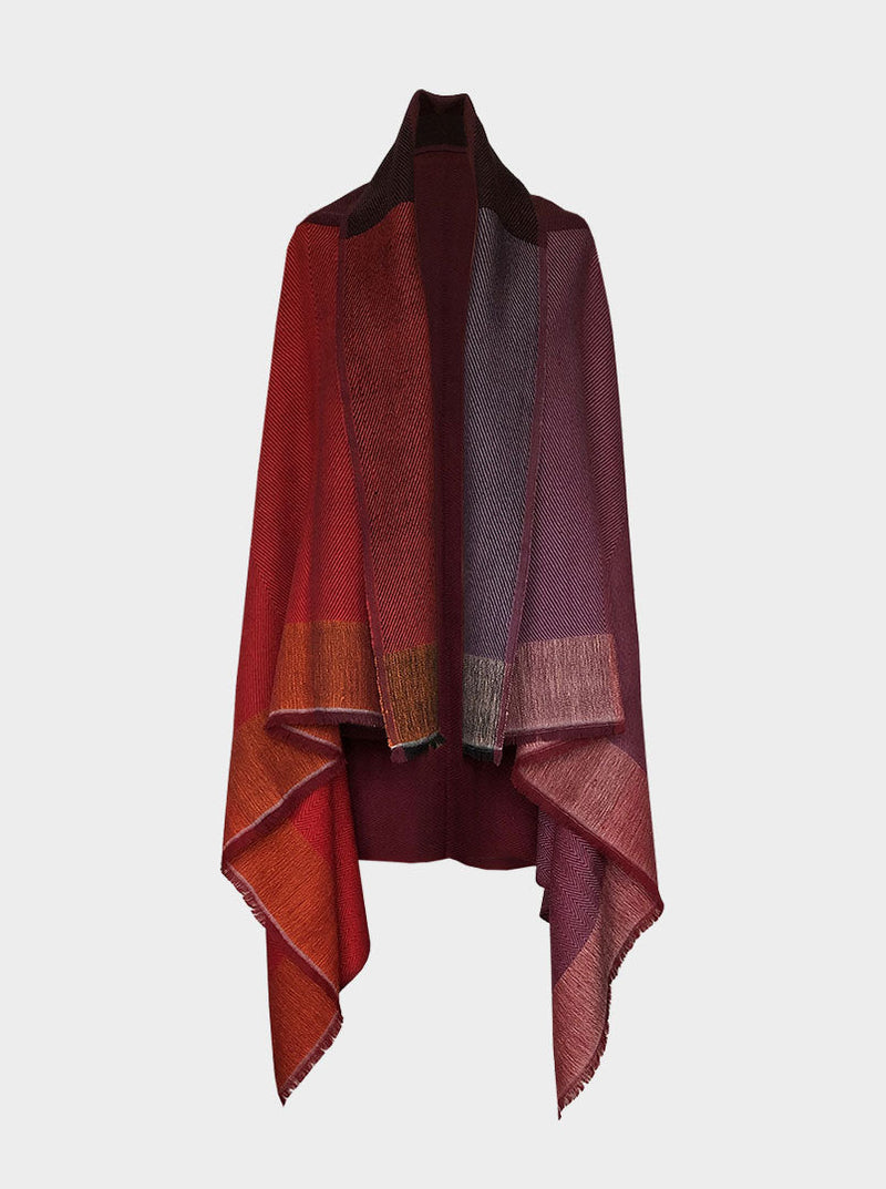 cape infinity wool merlot