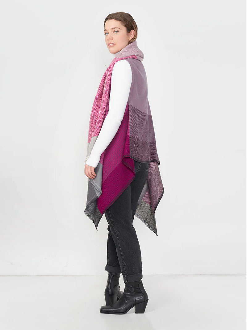 cape infinity wool flamingo