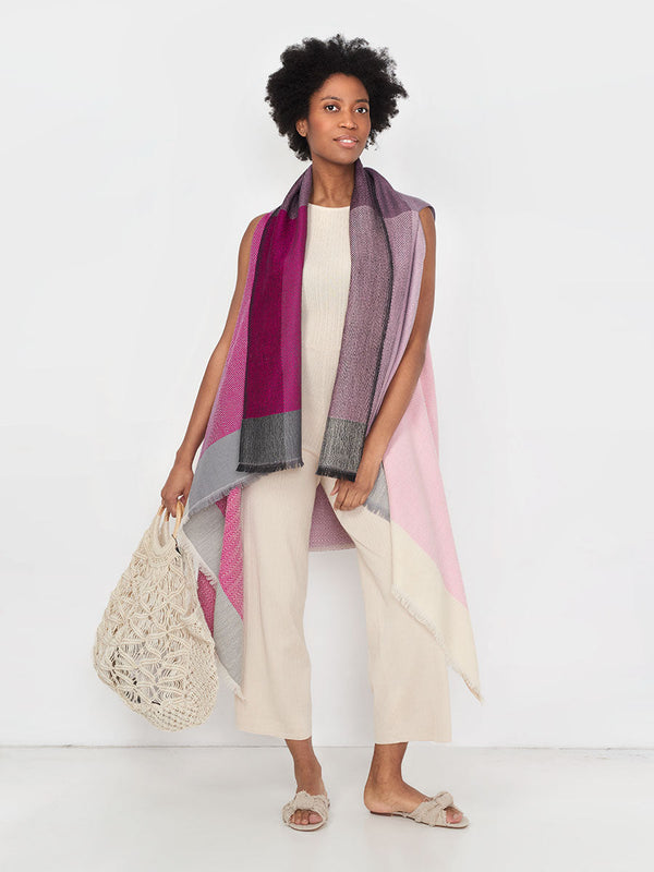 cape infinity wool flamingo