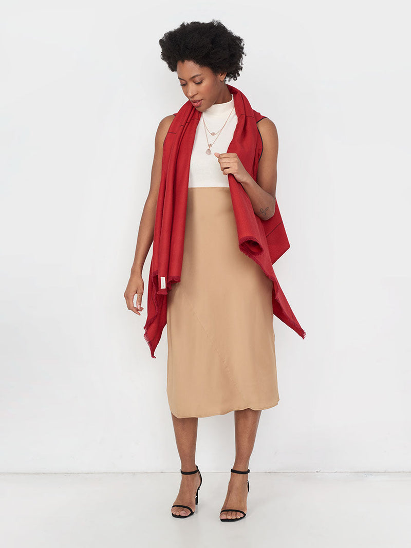 cape infinity lite wool rose