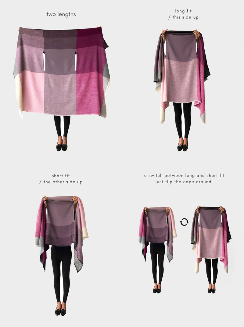 cape infinity wool flamingo