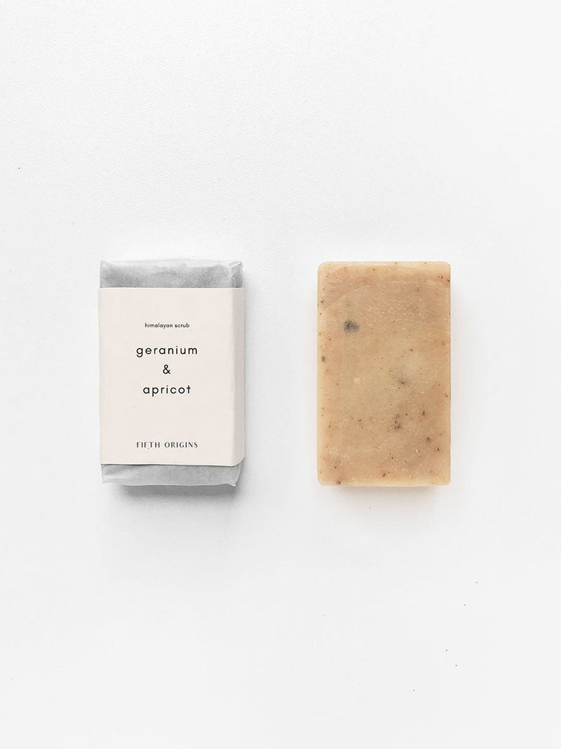 3 pack geranium and apricot scrub
