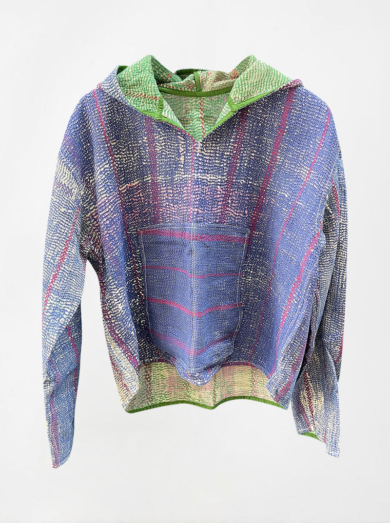 kantha vintage hoodie sanya (S-M)