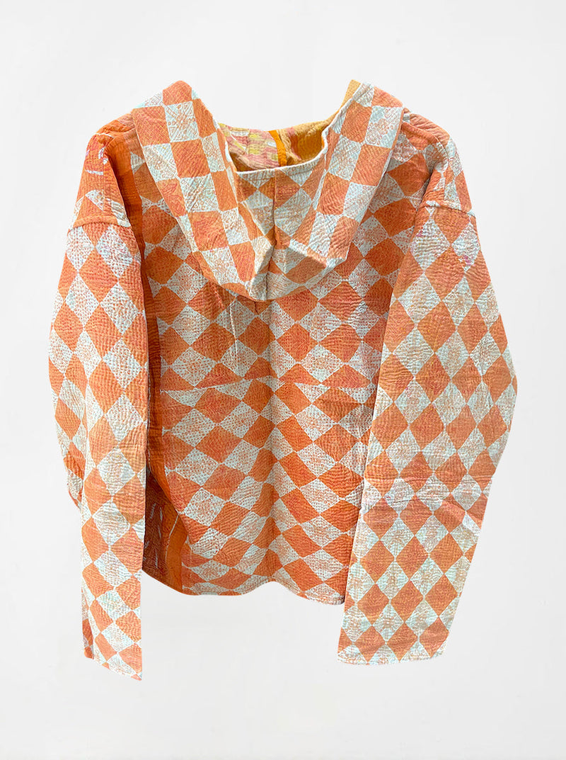 kantha vintage hoodie purvi (S-M)