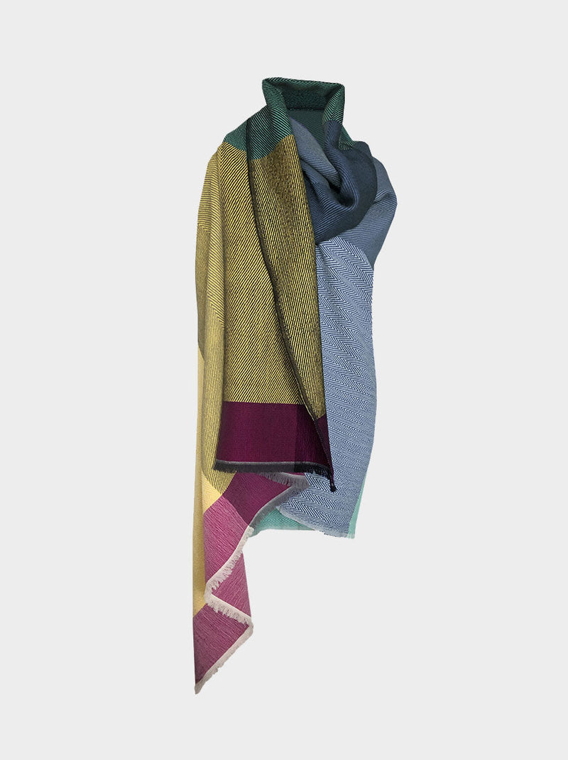 cape infinity wool rainbow